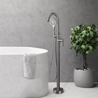 Напольный смеситель для ванны с душем Gappo G99-20 G3099 сатин