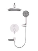 Душевой комплект Wonzon & Woghand Solo WW-939032-BN С ВНУТРЕННЕЙ ЧАСТЬЮ, брашированный никель