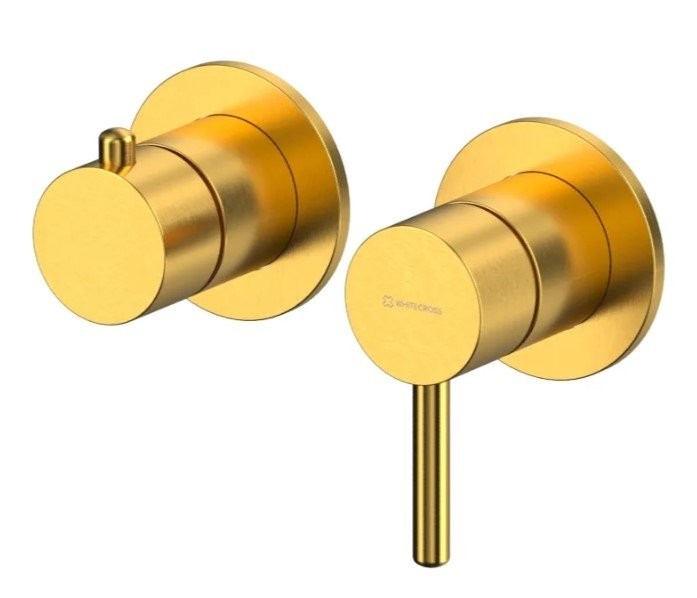 Душевой комплект WHITECROSS Y YSET13GLB С ВНУТРЕННЕЙ ЧАСТЬЮ, брашированное золото