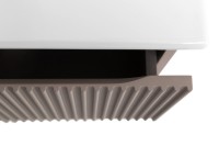 Мебель для ванной комнаты BelBagno Uno 70 подвесная, 2 ящика, матовая бежевая