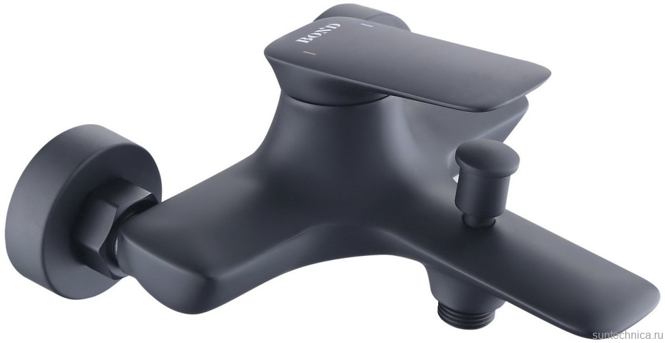 Комплект для ванной BOND Cube B03-5388 матовый черный