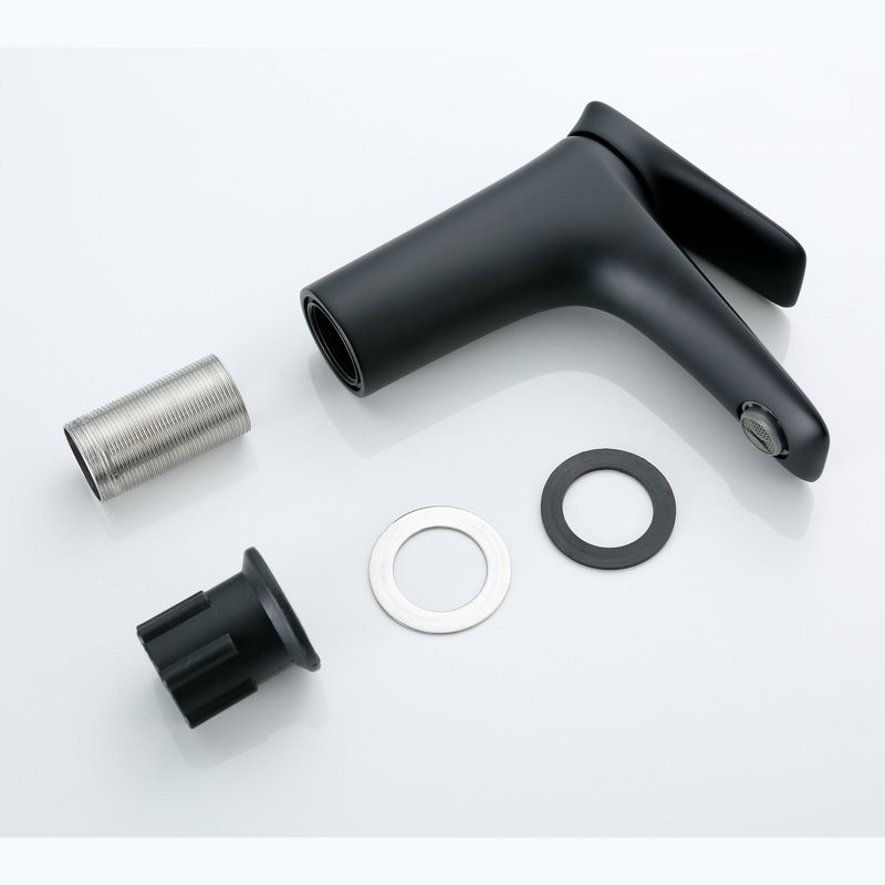 Комплект для ванной BOND Cube B03-5388 матовый черный