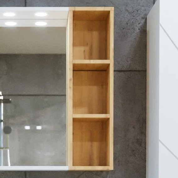 Полка Бриклаер Кристалл 20 дуб бунратти