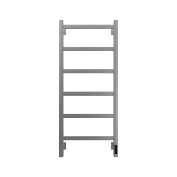 Полотенцесушитель электрический Grota Soffi K 430х1000 NM EL 100x45 см, подключение справа, слева, скрытое подключение справа, матовый хром, лесенка