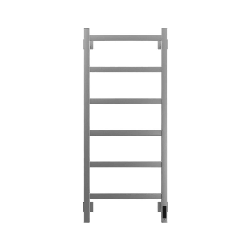 Полотенцесушитель электрический Grota Soffi K 430х1000 NM EL 100x45 см, подключение справа, слева, скрытое подключение справа, матовый хром, лесенка