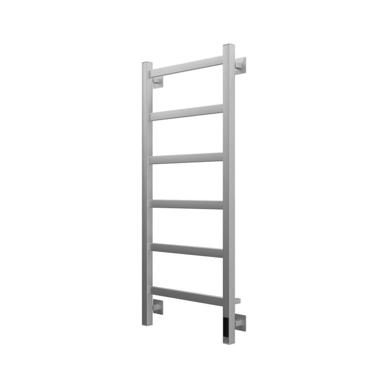 Полотенцесушитель электрический Grota Soffi K 430х1000 NM EL 100x45 см, подключение справа, слева, скрытое подключение справа, матовый хром, лесенка