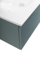 Тумба с раковиной BelBagno Uno 80 подвесная, 1 ящик, матовая голубая