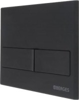 Кнопка смыва Berges Novum L5 чёрный, матовый
