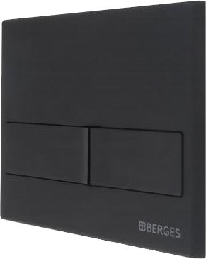 Кнопка смыва Berges Novum L5 чёрный, матовый