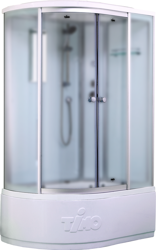 Душевая кабина Timo Standart T-6620SFR Silver Fabric R с высоким поддоном