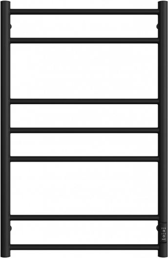 Полотенцесушитель электрический Двин L neo 80/50 чёрный матовый