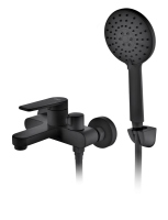 Смеситель для ванны с душем D&K Bayern.Fürth DA1523205 матовый черный
