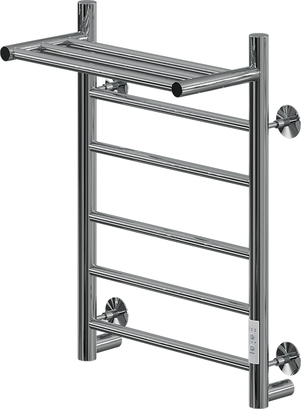 Полотенцесушитель электрический Ника Way 2 60/40, с полкой, хром