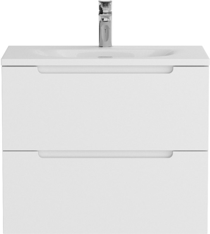 Тумба с раковиной BelBagno Etna 39 70 bianco lucido, раковина BB-8099-3-70