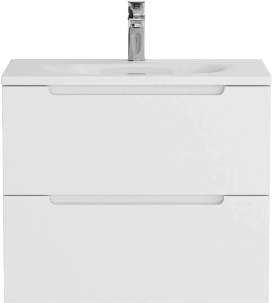 Тумба с раковиной BelBagno Etna 39 70 bianco lucido, раковина BB-8099-3-70
