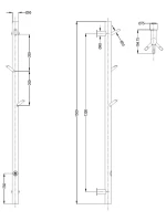 Полотенцесушитель электрический Boheme Oak 724-50-SGM 150x5 см, shine gun metal, I-образный, из стали