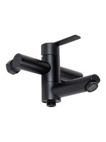 Смеситель для ванны с душем Agger Easy A3121244 черный матовый Смеситель для ванны с душем Agger Easy A3121244 черный матовый