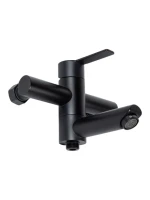 Смеситель для ванны с душем Agger Easy A3121244 черный матовый Смеситель для ванны с душем Agger Easy A3121244 черный матовый