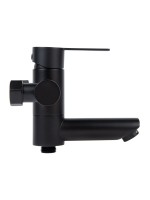 Смеситель для ванны с душем Agger Easy A3121244 черный матовый Смеситель для ванны с душем Agger Easy A3121244 черный матовый