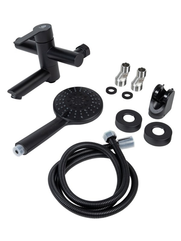 Смеситель для ванны с душем Agger Easy A3121244 черный матовый