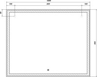 Мебель для ванной комнаты SanStar Riana 100 подвесная, grey, раковина Фостер 100