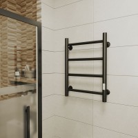 Полотенцесушитель электрический Bauedge M0054 40х80 R черный матовый