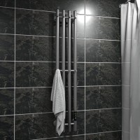 Полотенцесушитель электрический Маргроид Inaro 120х18, графитовый серый