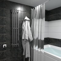 Полотенцесушитель электрический Маргроид Inaro 120х18, графитовый серый