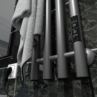 Полотенцесушитель электрический Маргроид Inaro 120х18, графитовый серый