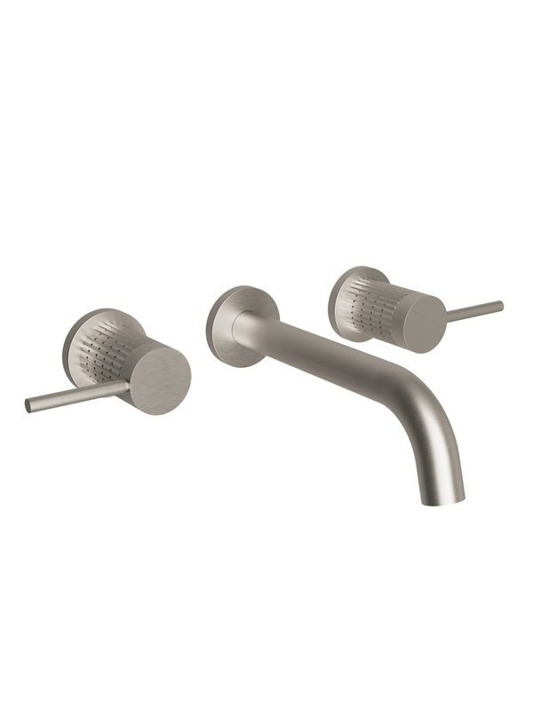 Смеситель для раковины Vincea Groove VBFW-4G1BN С ВНУТРЕННЕЙ ЧАСТЬЮ, брашированный никель