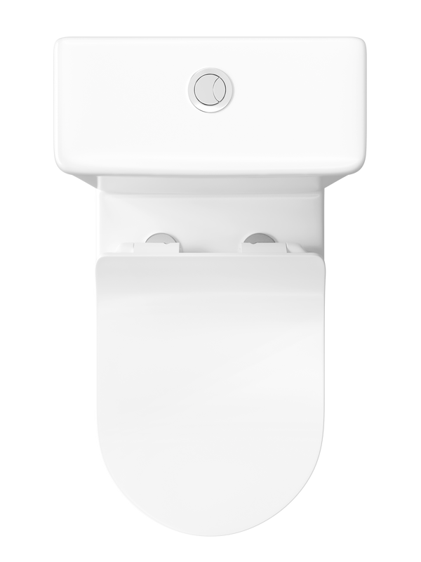 Унитаз-компакт напольный STWORKI Олланд S01400WH с микролифтом, безободковый, белый