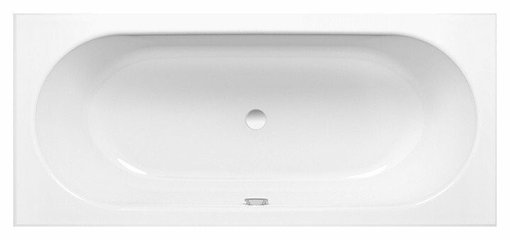 Стальная ванна Bette BetteStarlet Spirit 1634-000 AS 180x80 см, встраиваемая, белая, с антискользящим покрытием, с шумоизоляцией