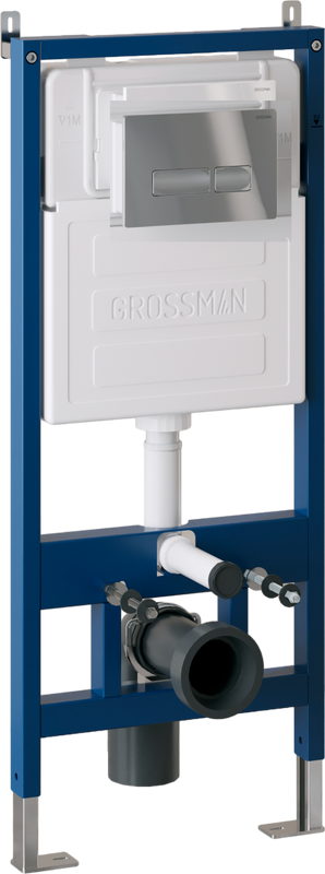 Кнопка смыва Grossman Pragma хром