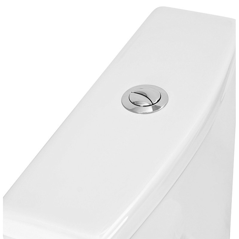 Унитаз-компакт напольный AZARIO Vise AZ-1343BT безободковый, с микролифтом, глянцевый белый