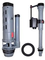 Унитаз-компакт напольный AZARIO Vise AZ-1343BT безободковый, с микролифтом, глянцевый белый