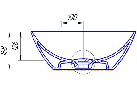 Тумба с раковиной Dreja Luno 60 напольная, со столешницей, белый глянец