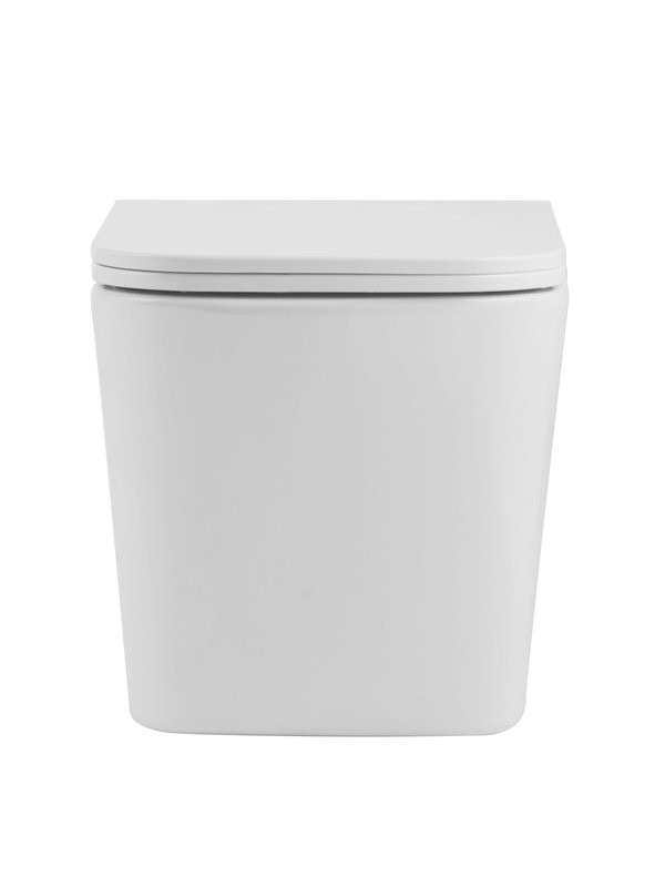 Унитаз подвесной Art&Max Techno AM2303CHRV/SC безободковый, с микролифтом, глянцевый белый