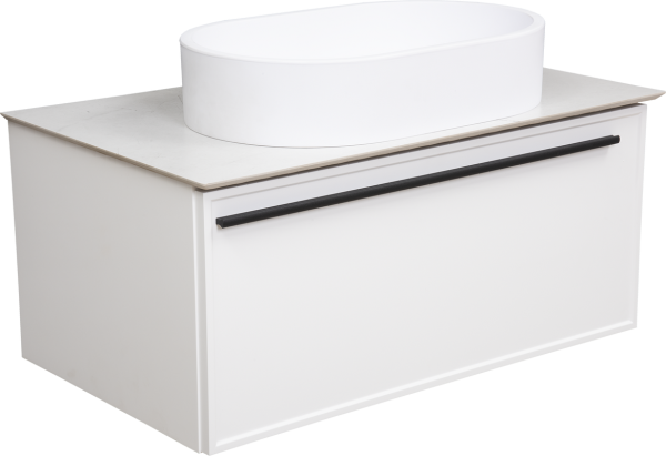 Тумба под раковину со столешницей La Fenice Elba 80 белая