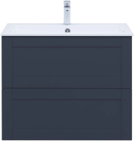 Тумба с раковиной Aquanet Терра 80 подвесная, маренго