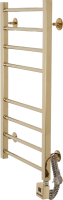 Полотенцесушитель электрический Domoterm Квадро П8 50x80, правый, золото