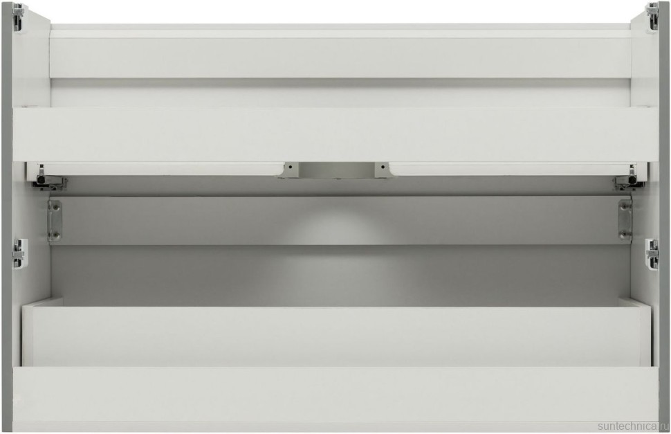 Тумба с раковиной Aquanet Джейн 100 подвесная, мисти грин