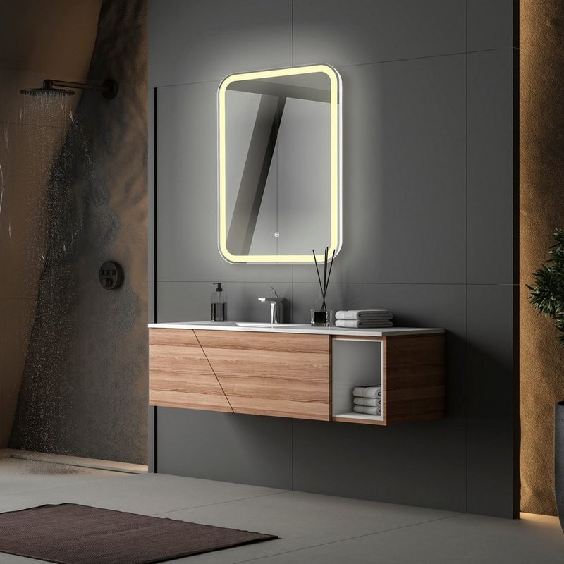 Зеркало Abber See AG6106S 55х80 см, с подсветкой