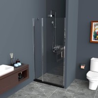Душевая дверь в нишу BelBagno Uno B-12-30+60-C-Cr стекло прозрачное