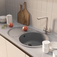 Мойка кухонная Mixline ML-GM16 графит