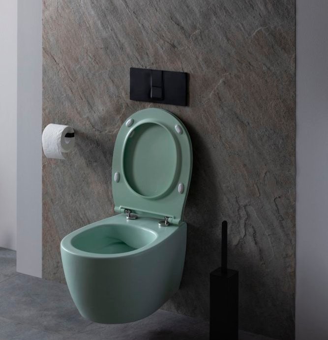 Унитаз подвесной Allen Brau Fantasy 4.11004.MT мятный