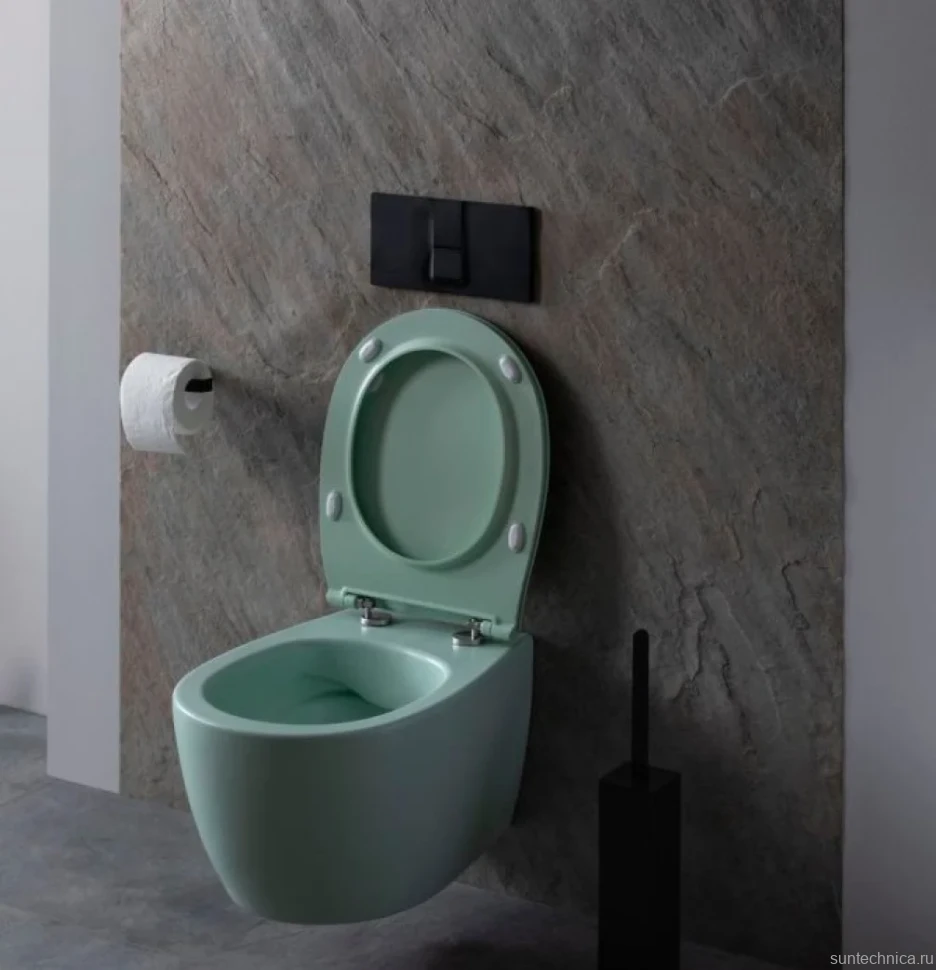 Унитаз подвесной Allen Brau Fantasy 4.11004.MT мятный
