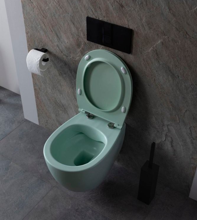 Унитаз подвесной Allen Brau Fantasy 4.11004.MT мятный