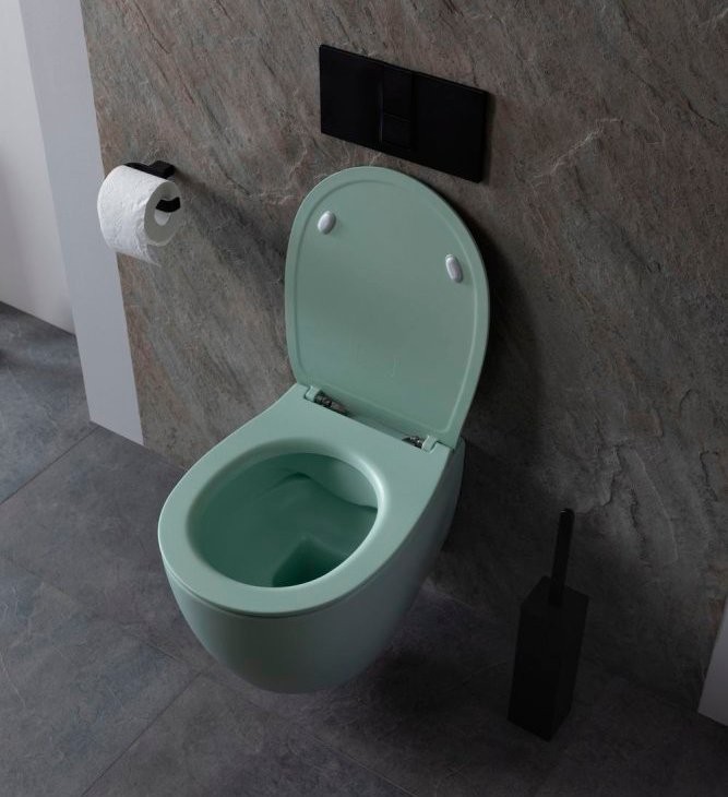 Унитаз подвесной Allen Brau Fantasy 4.11004.MT мятный