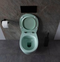 Унитаз подвесной Allen Brau Fantasy 4.11004.MT мятный