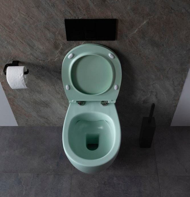 Унитаз подвесной Allen Brau Fantasy 4.11004.MT мятный